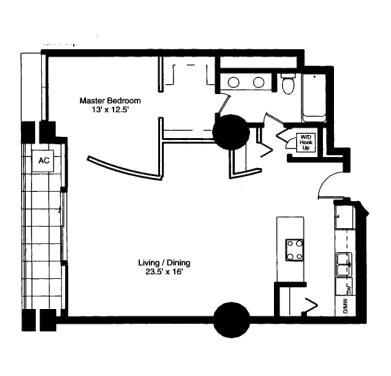 1530 S State Floorplan - 31 Tier